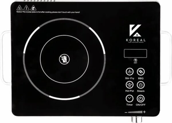 Koreal 2200 W Infrared Cooktop Touch Panel (Black, Infrared)