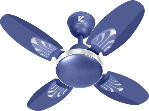Koreal Matrix with 2 Year Warranty Ultra High Speed 600 mm Ceiling Fan  (Blue | Pack of 1)